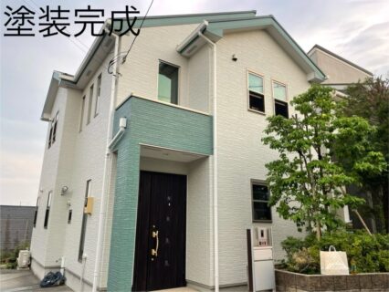 町田市K様邸で屋根外壁塗装工事